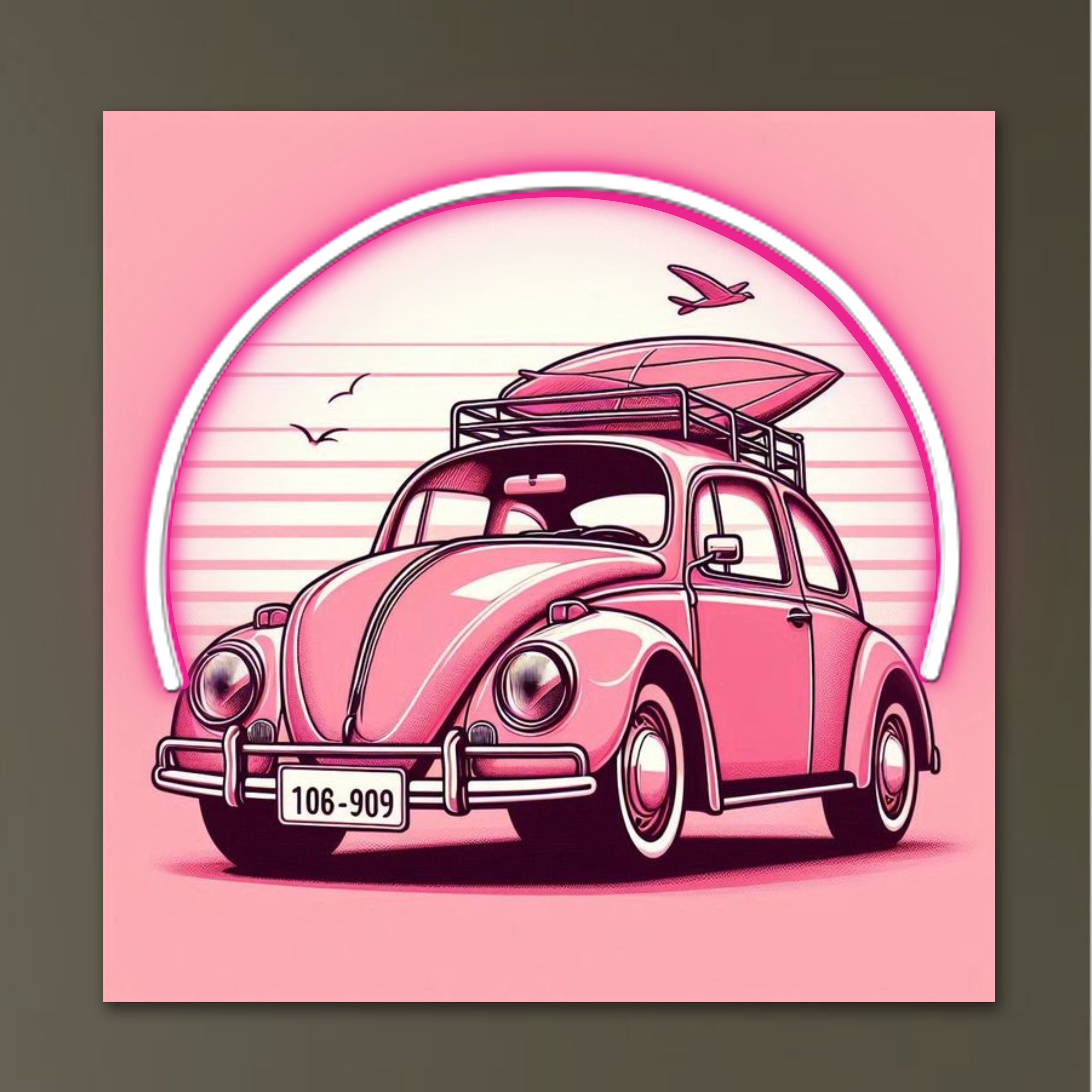 VW Car Uv Poster
