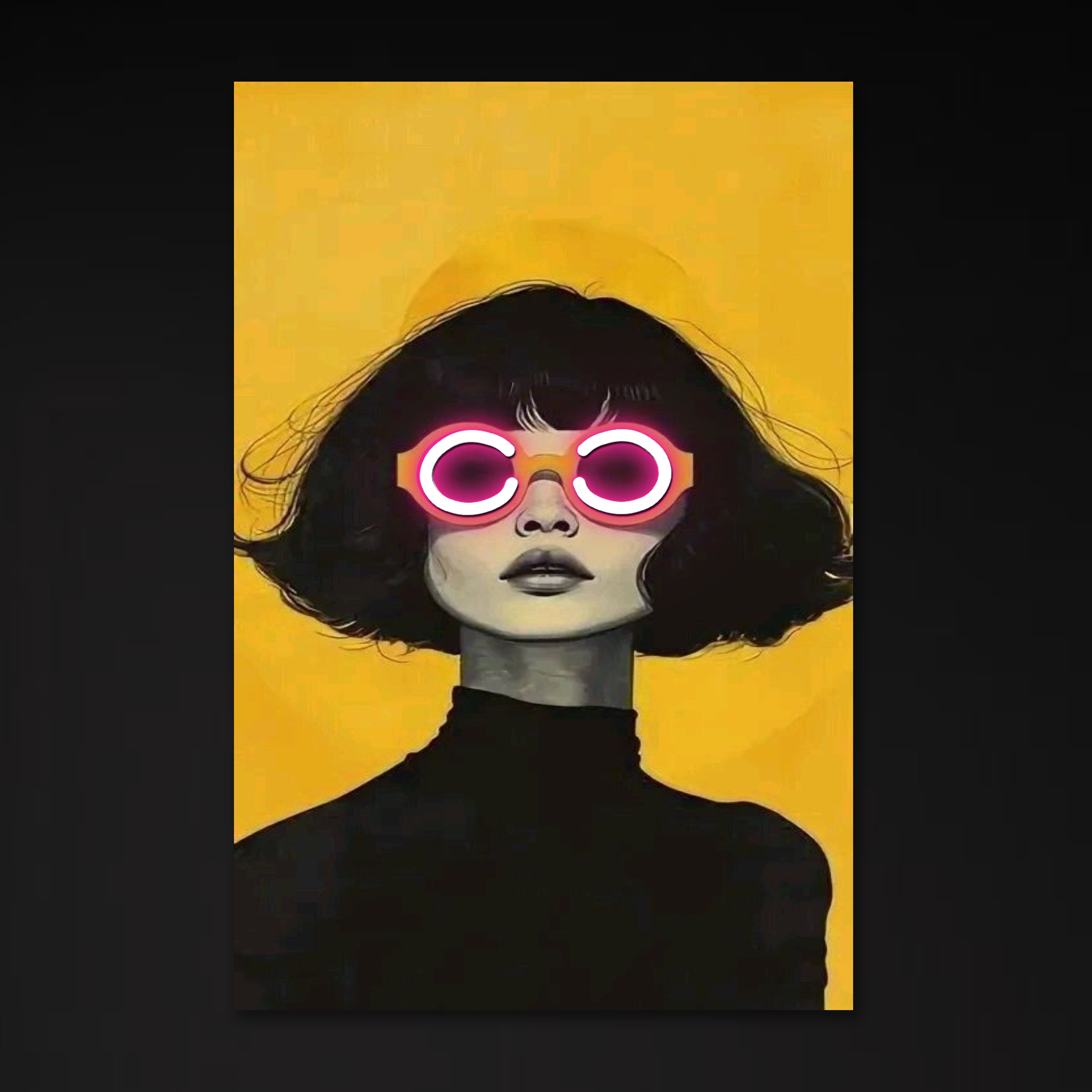 Sunglass Woman Uv Poster