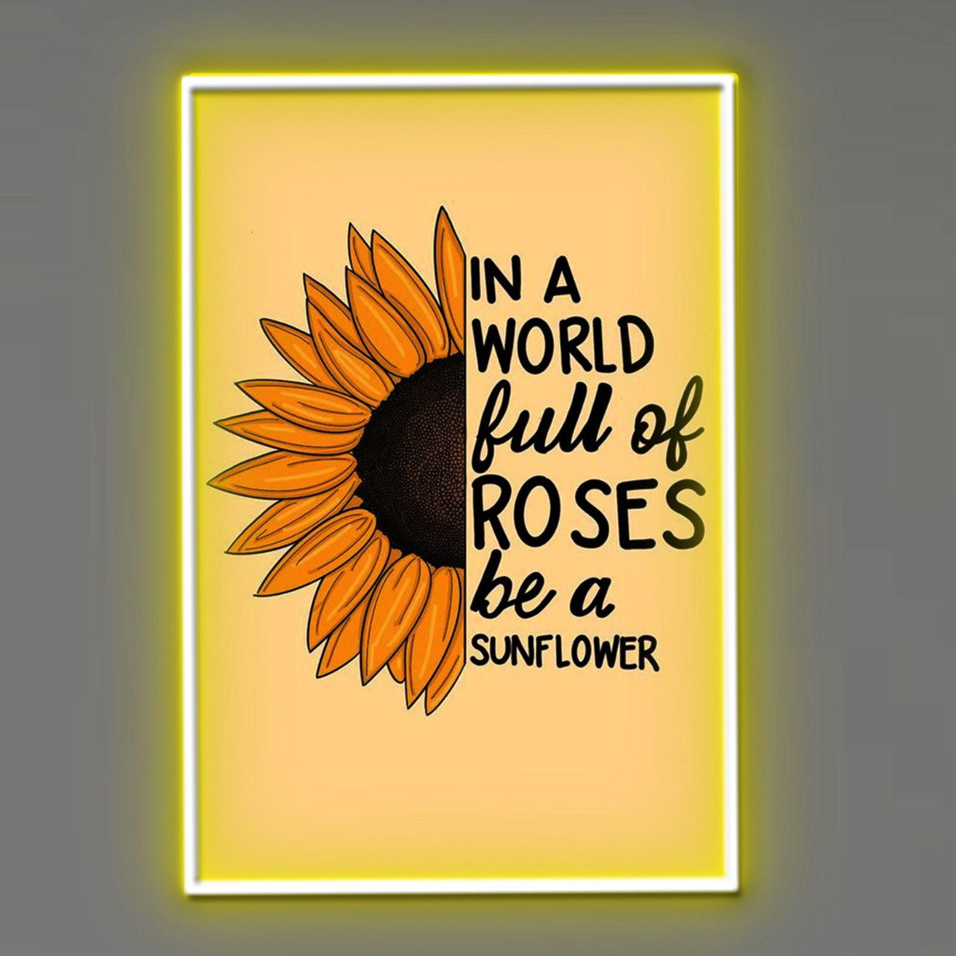 SunFlower UV Poster