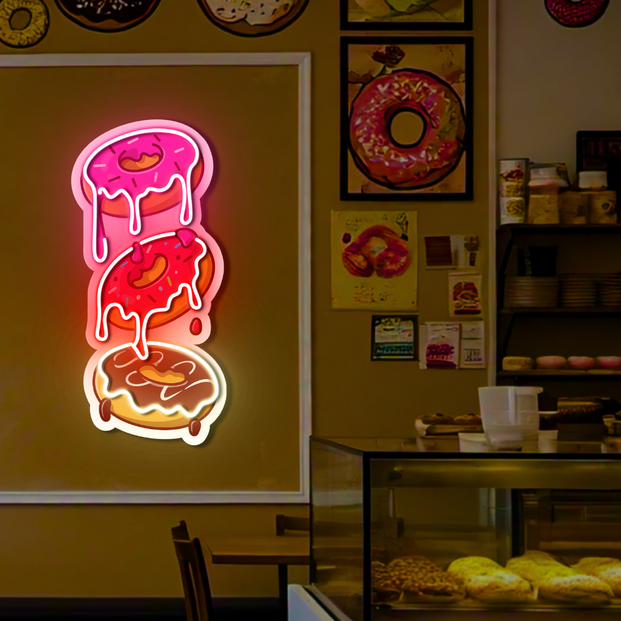 Melted Donuts UV Poster