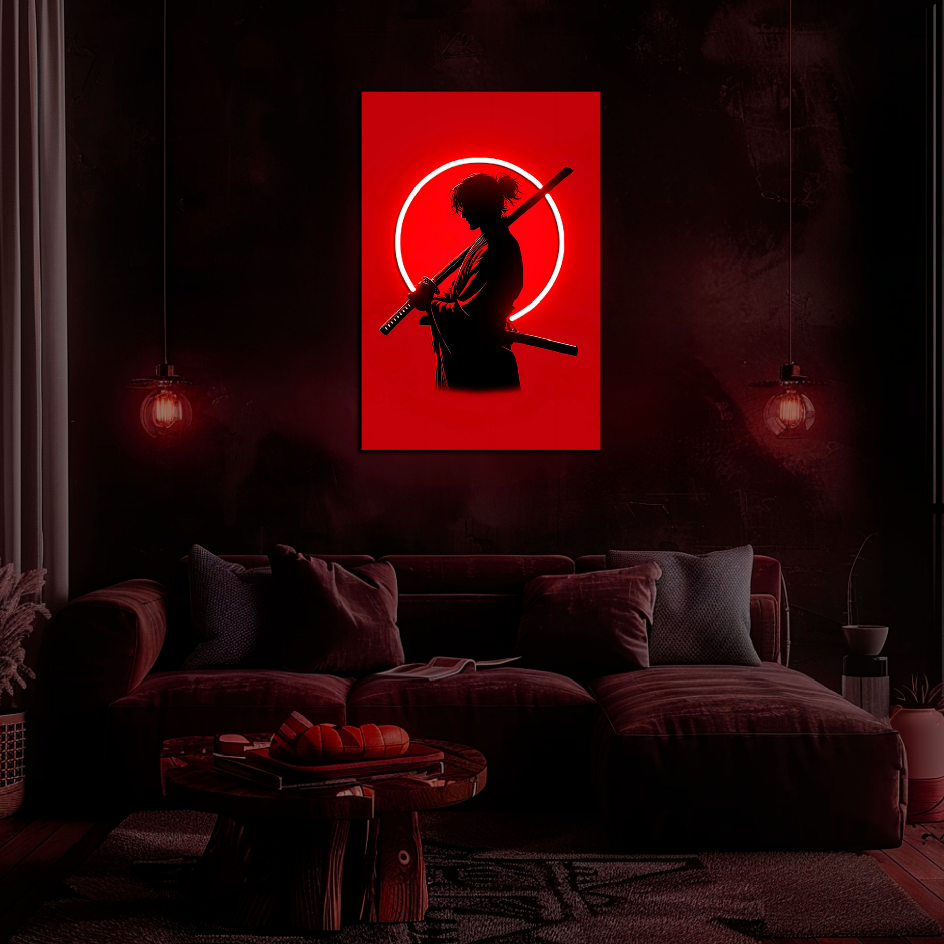 Shadow Ninja Warrio UV Poster